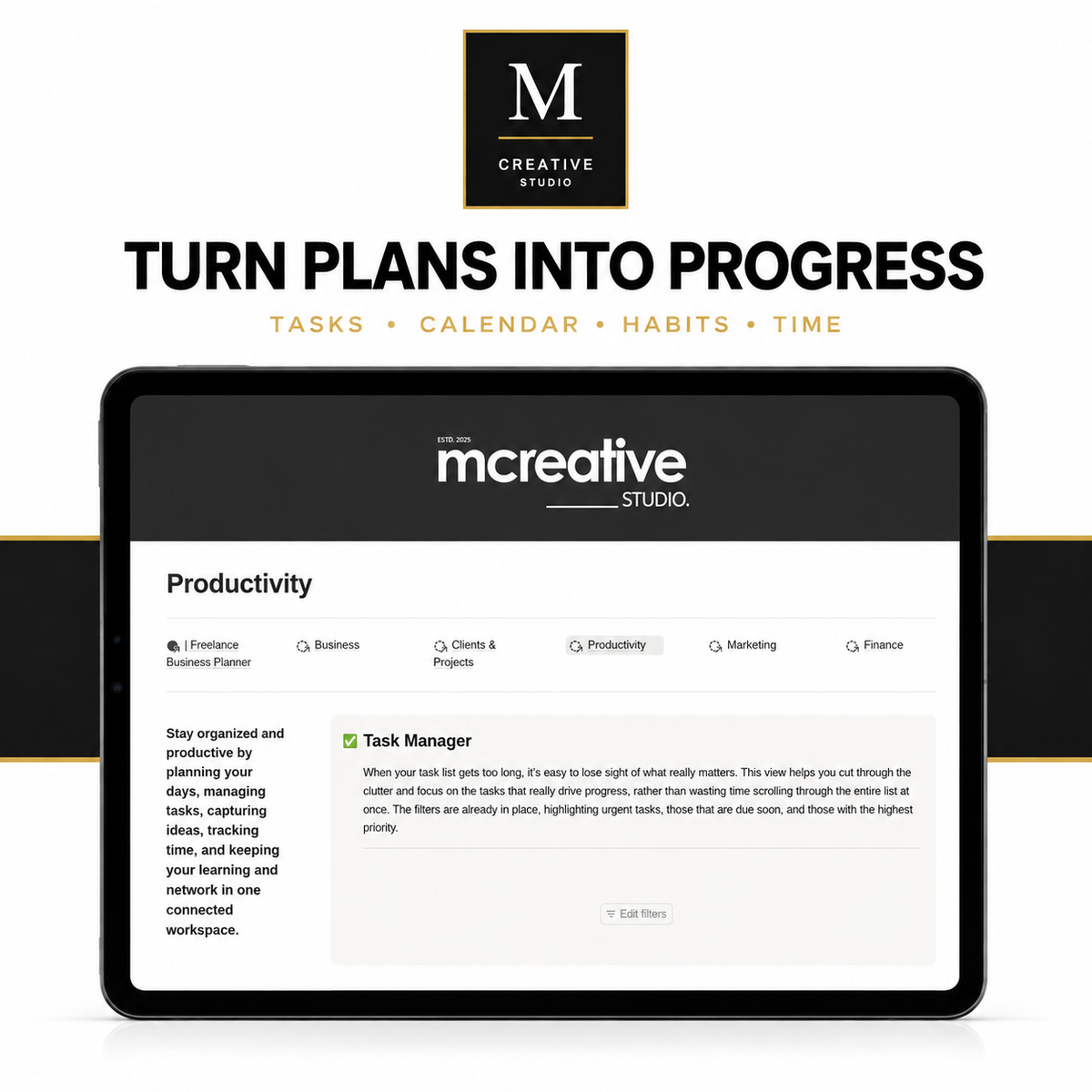 Freelance Business Planner | Notion Business Management Template