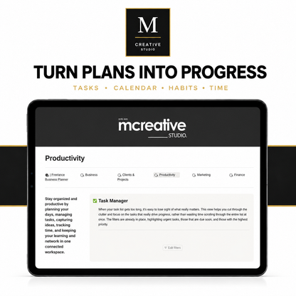 Freelance Business Planner | Notion Business Management Template