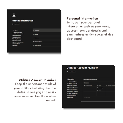 2026 Finance Planner Notion Template | Minimal Budget Tracker | Income, Savings & Debt Dashboard